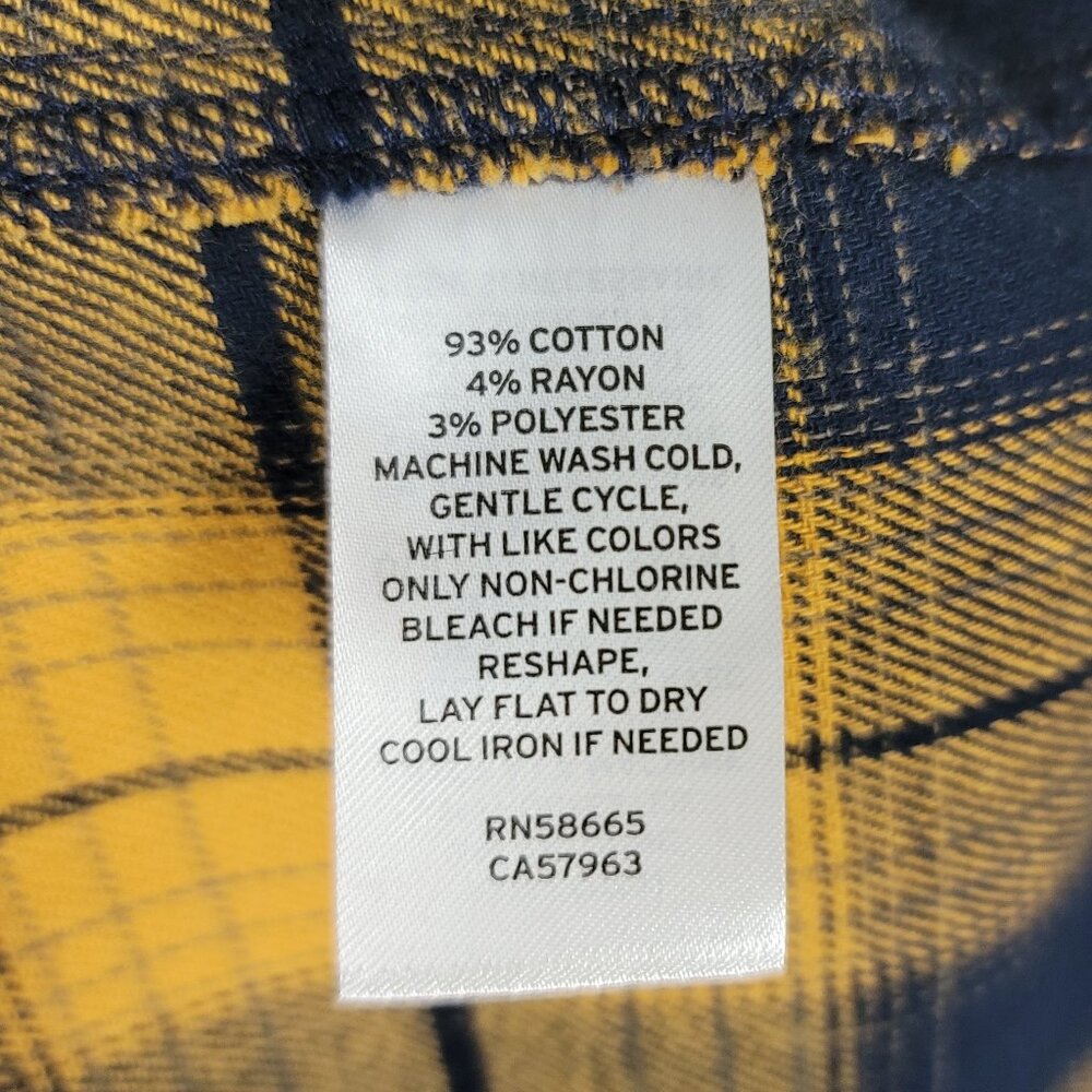 BP Button Front Long Sleeve Plaid Shirt - Picture 8 of 11
